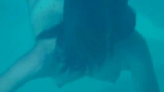 Maïwenn Le Besco nude, Estelle Lefébure naked - Le bal des actrices (2009) Underwater nudity movie scene