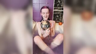 Girls singing topless in the shower. Do you?