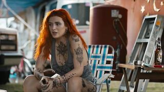 Bella Thorne nude - Rumble Through the Dark (2023) Hot Redhead Actress Scene
