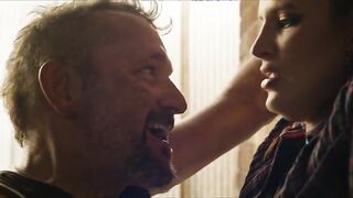 Bella Thorne nude - Rumble Through the Dark (2023) Hot Redhead Actress Scene