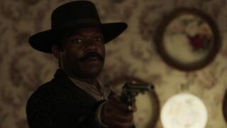 Interrupted Sex Scene Sarah Villegas Nude  - Lawmen Bass Reeves (2023)