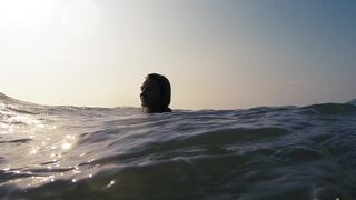 Topless Art ☉ Lady on the Beach