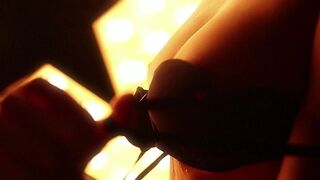 Topless Art ☉ Wet topless on stage