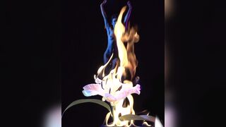 Erotic on Stage ☉  ☉ Art Flame Lily