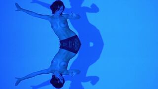 Topless on Stage ❥ Warhol Colors Light