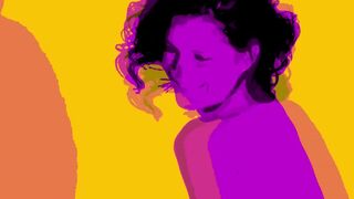 Topless on Stage ❥ Warhol Colors Light