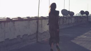 Nudity Art ❥ Nude Model on the Roof