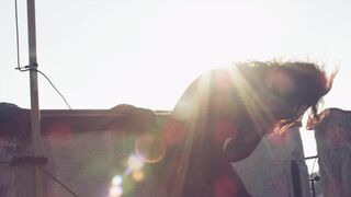 Nudity Art ❥ Nude Model on the Roof