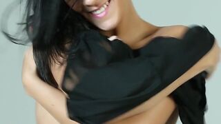 Erotic Brunette on a Swing ❤️ Nudity Art Videotape