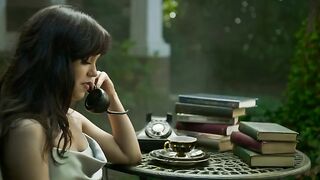 Celebs Hot Scenes Jenna Ortega hot, Gideon Adlon sexy, Dagmara Dominczyk hot - Miller's Girl (2024)