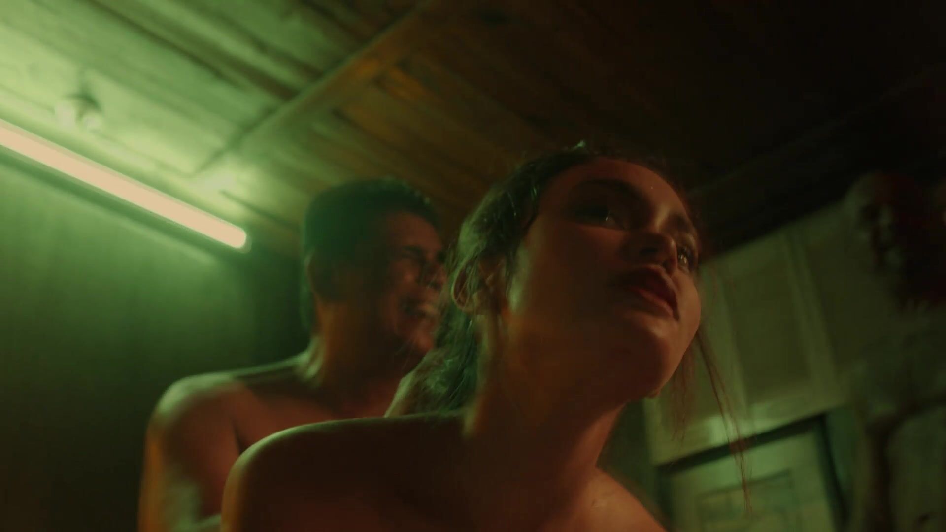 her mouth parted in ecstasy a moan on her lips