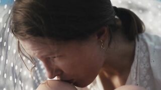 Lily McMenamy sexy, Luisa-Mai Kuster, Lily Ashley topless in the movie White Rocks (2020)