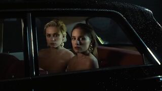 Clara Vanden Abeele, Sarah Vrignaud sexy. Lesbian Kiissing Scene "The Trailer From Hell" (2024)