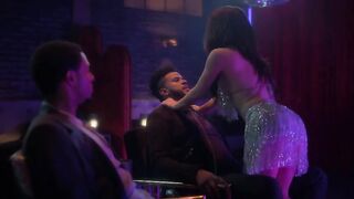 Jamie Renée Smith sexy. Grown-ish s06e11 (2024). Hot Striptease Scene