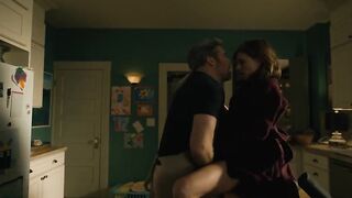 Katja Herbers Hot. Evil s04e01 (2024) TV Show Citchen Floor Sex scene