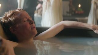 Alba August, Emily Beecham hot - Stockholm Bloodbath (2023) sexy scenes