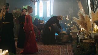 Alba August, Emily Beecham hot - Stockholm Bloodbath (2023) sexy scenes