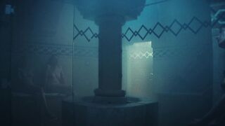 Bel Powley nude, Tracee Ellis Ross nude - Cold Copy (2023) hot sauna movie scenes