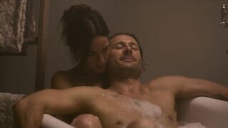 Adria Arjona nude. Hit Man (2023). Nudity and sex scene