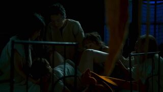 Mélanie Thierry sexy. Party of Fools (2023). Historical Hot Movie Scenes