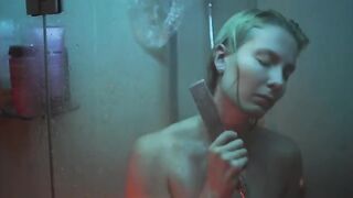 Kasia Stelmach naked. Blur (2022) Peeping Hidden Cam Movie Scene