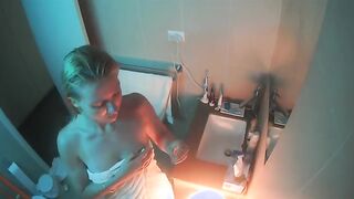 Kasia Stelmach naked. Blur (2022) Peeping Hidden Cam Movie Scene