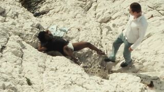 Michelle Tshibola nude. Pharmikon (2022) Topless and peeing scenes