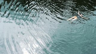 Anke Engelke hot - Mein Sohn (2021) Underqater Sexy Scene