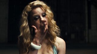 Mia Goth nude, Chloe Farnworth, Lily Collins, Halsey hot. MaXXXine (2024). Adult Hot Scenes