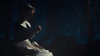 Mia Goth nude, Chloe Farnworth, Lily Collins, Halsey hot. MaXXXine (2024). Adult Hot Scenes