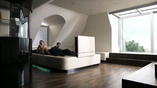 Daria Trenkwalder topless. Die Abstauber (2011) Short nudity movie scene