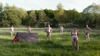 Daphne Dumons nude, Lucie Muratet naked, etc. Normandie nue (2018) Public nudity movie scenes