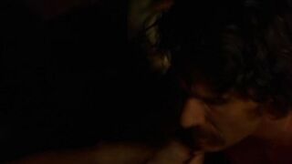 Fiona Shaw naked. Mountains of the Moon (1990) Classic nudity bed scene