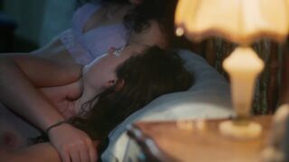 Lesbian Scene: Salomé Richard nude, Camille Moutawakil nude - L'échappée (2023)