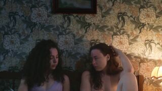 Lesbian Scene: Salomé Richard nude, Camille Moutawakil nude - L'échappée (2023)