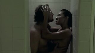Sarah Laine, Carmen Perez nude - The Rig (2010) sex on the shower scene