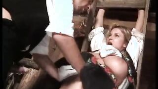 Vintage Explicit Movie Scenes of Strasbourg 1847. Blowjob and Threesome sex