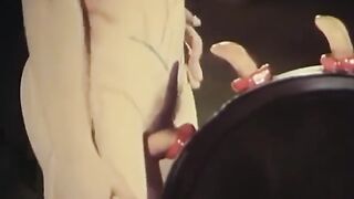 Vintage Explicit Movie Scene. Funny Adult Circus "La Foire aux sexes"