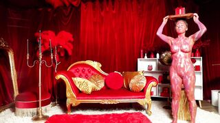 Amateur Naked on Stage Performance Nude Art