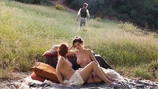 Christa Theret nude, Solene Rigot topless at film "Renoir" (2012)