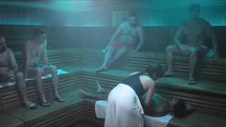 Amaia Salamanca sexy, Ana Belen Serrano hot. Funny Sex Scenes. Muertos S.L. s02 (2025)