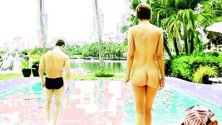 Brittany Allen naked - Dexter Original Sin s01e07 (2025) Nudity Scene in the Pool