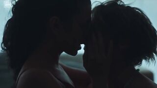 Anna Bardavelidze, Gizem Emre hot. Short Sex Scene. Crystal Wall (2025)