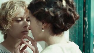 Tecla Insolia naked, Alma Noce nude. Nudity, Sex Scenes and Lesbian Episode. L'arte della gioia (2025) French TV Show HD