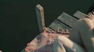 Vanessa Loibl naked. Munter and Kandinsky (2024) Beautiful Sex Scene