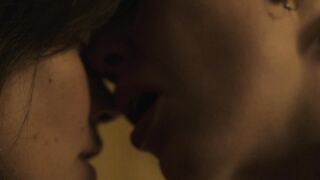 Charlotte Luth nude, Ida Nilsen topless. Lesbian Movie Scene - Elegi (2024)