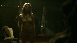 Phoebe Tonkin nude. Strip and Sex Scene. Kid Snow (2024)