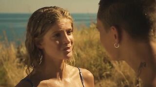 Elena Kampouris nude. Hot Bikini and Sex Scene - Here Now (2024)