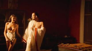 Charlotte Vega nude, Alix Villaret, Maddy Ambus nude. Topless Actresses. The movie - Utopia (2024)