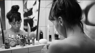 Carol Schuler nude in the bathroom. There Is No End To This Story (2023)